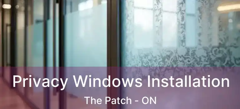  Privacy Windows Installation The Patch - ON