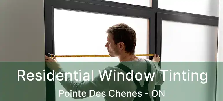  Residential Window Tinting Pointe Des Chenes - ON