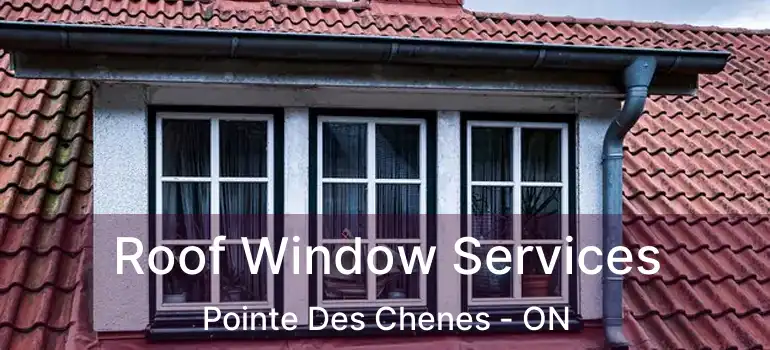  Roof Window Services Pointe Des Chenes - ON