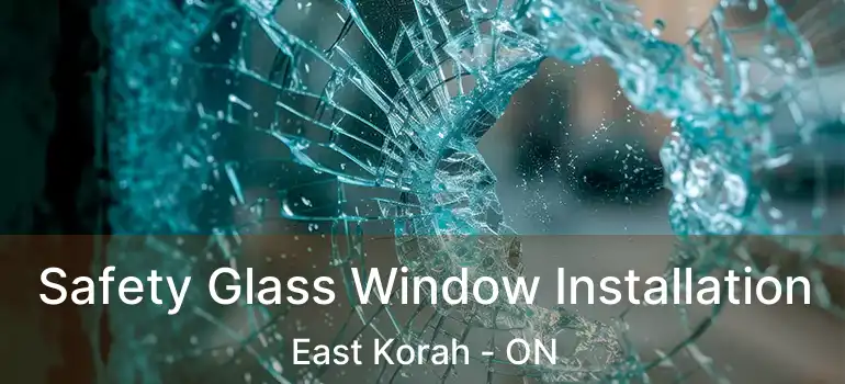  Safety Glass Window Installation East Korah - ON