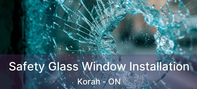  Safety Glass Window Installation Korah - ON