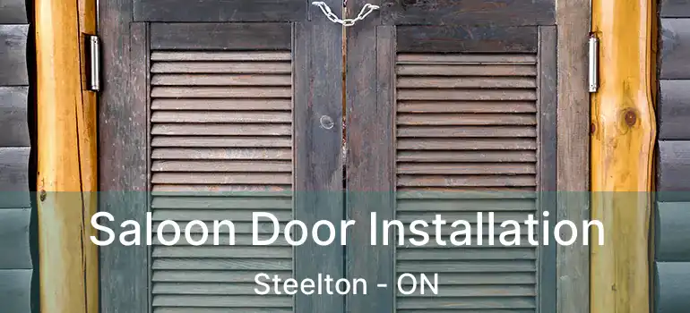  Saloon Door Installation Steelton - ON