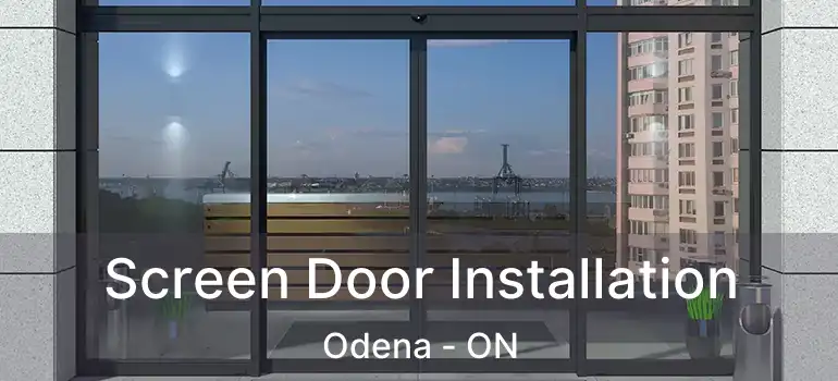  Screen Door Installation Odena - ON