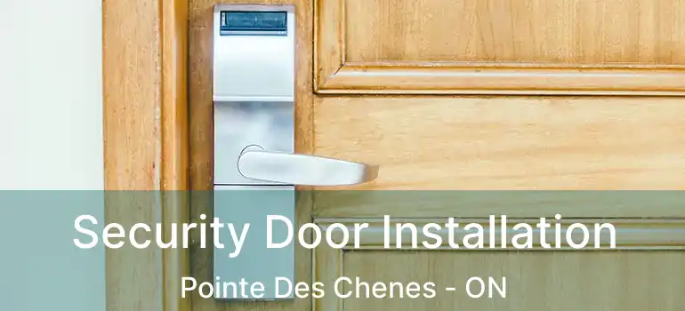  Security Door Installation Pointe Des Chenes - ON