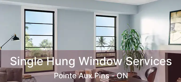  Single Hung Window Services Pointe Aux Pins - ON