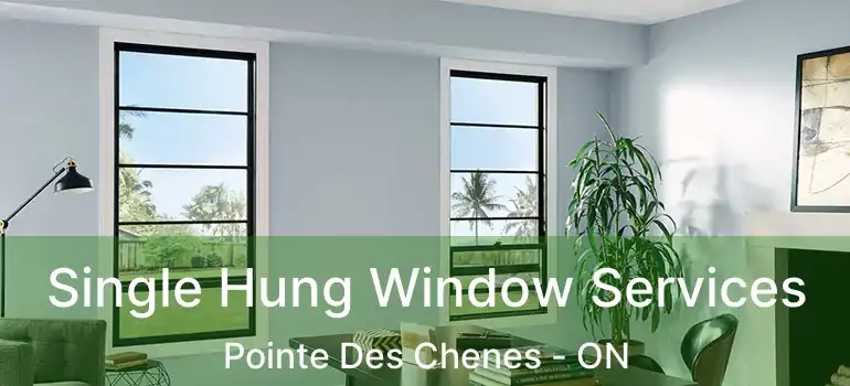  Single Hung Window Services Pointe Des Chenes - ON