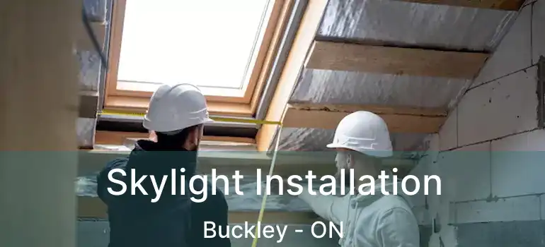  Skylight Installation Buckley - ON