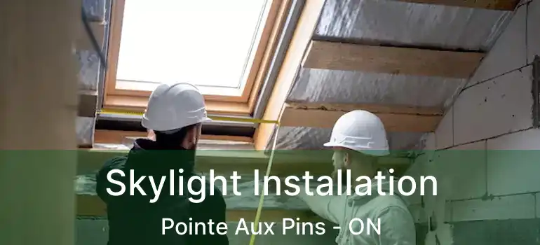  Skylight Installation Pointe Aux Pins - ON