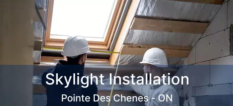  Skylight Installation Pointe Des Chenes - ON