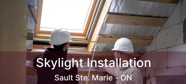  Skylight Installation Sault Ste. Marie - ON