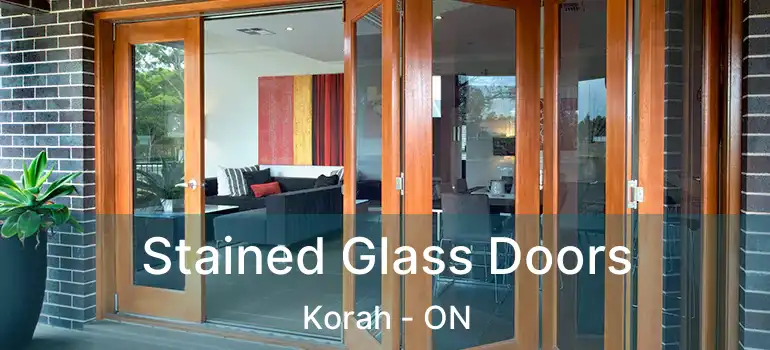  Stained Glass Doors Korah - ON