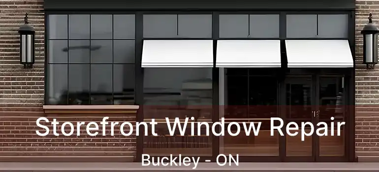  Storefront Window Repair Buckley - ON