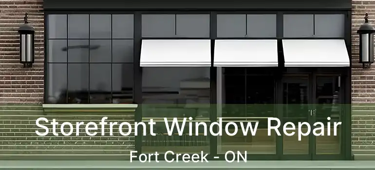  Storefront Window Repair Fort Creek - ON
