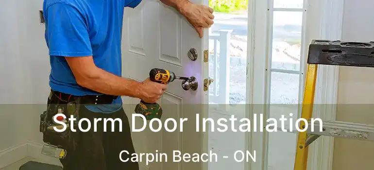  Storm Door Installation Carpin Beach - ON
