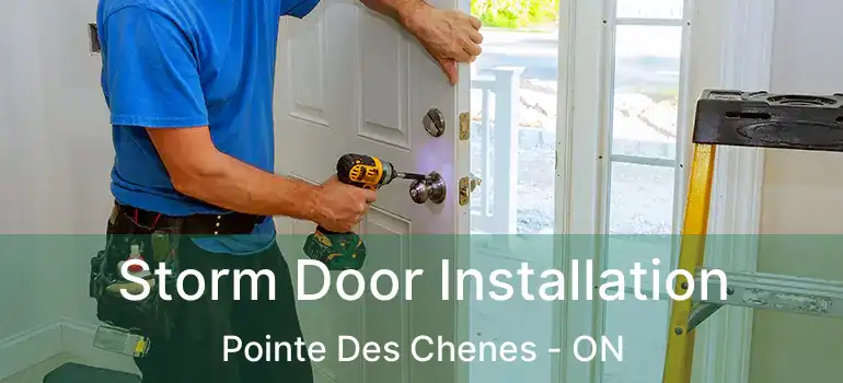  Storm Door Installation Pointe Des Chenes - ON