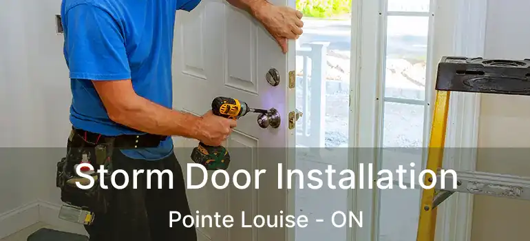  Storm Door Installation Pointe Louise - ON