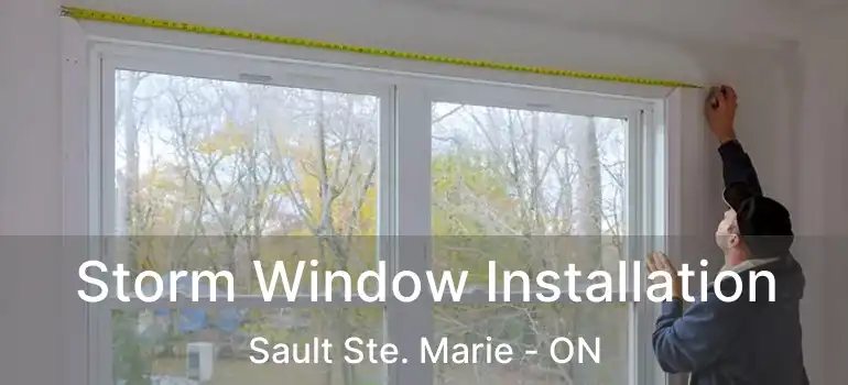  Storm Window Installation Sault Ste. Marie - ON