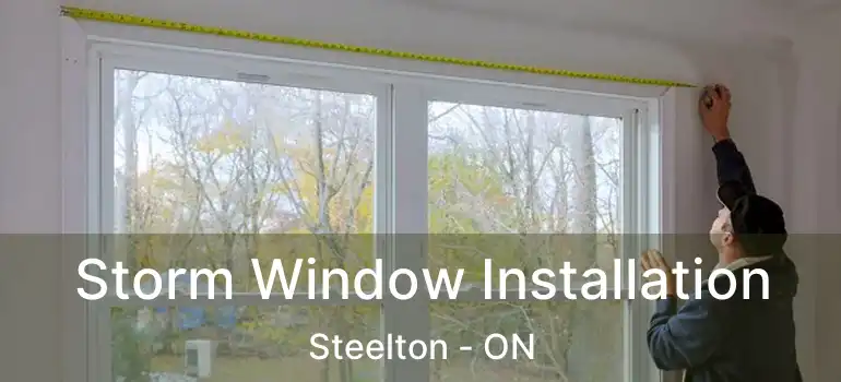  Storm Window Installation Steelton - ON