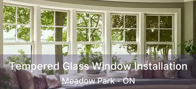  Tempered Glass Window Installation Meadow Park - ON