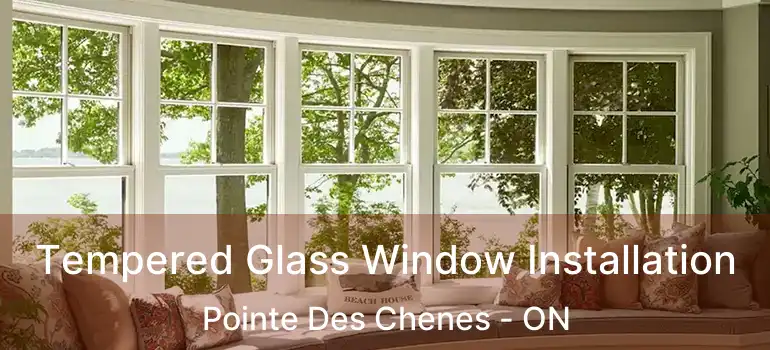  Tempered Glass Window Installation Pointe Des Chenes - ON