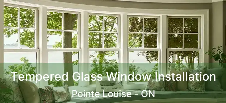  Tempered Glass Window Installation Pointe Louise - ON