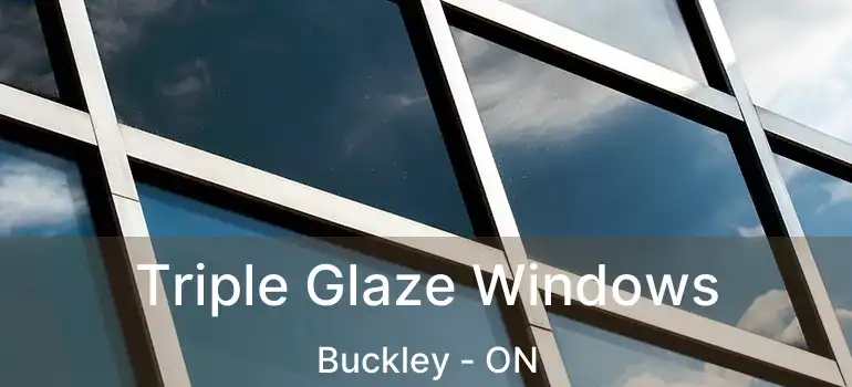  Triple Glaze Windows Buckley - ON