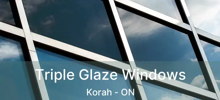  Triple Glaze Windows Korah - ON