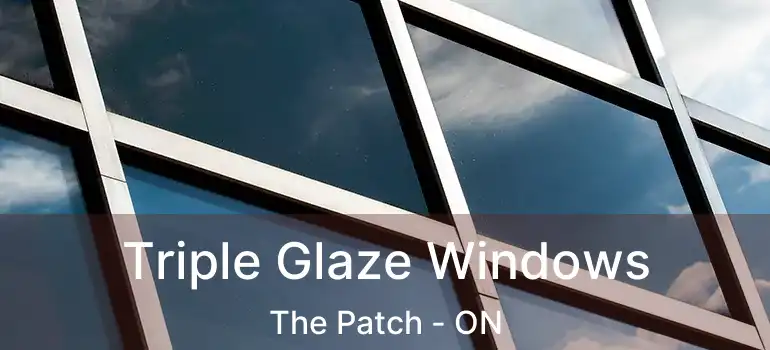  Triple Glaze Windows The Patch - ON