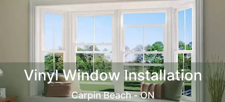  Vinyl Window Installation Carpin Beach - ON