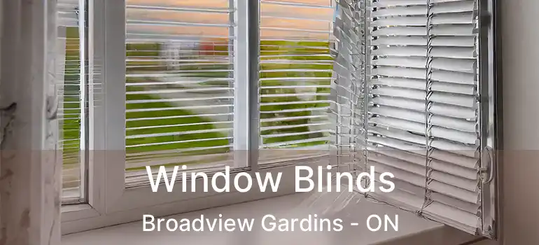  Window Blinds Broadview Gardins - ON