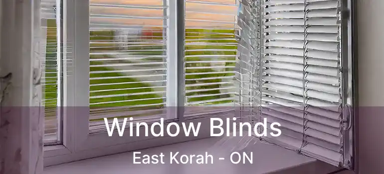 Window Blinds East Korah - ON
