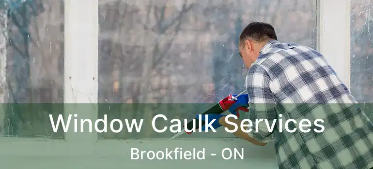  Window Caulk Services Brookfield - ON