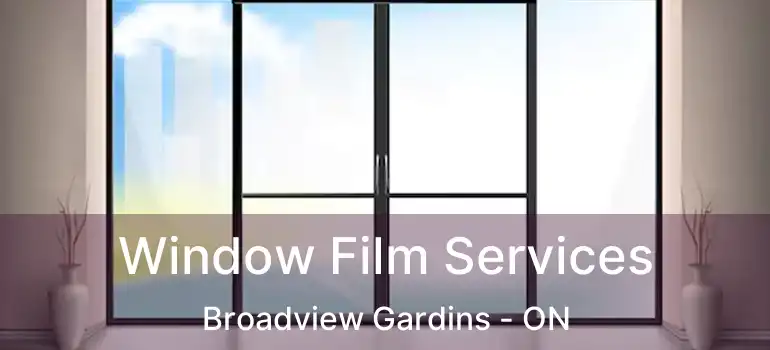  Window Film Services Broadview Gardins - ON