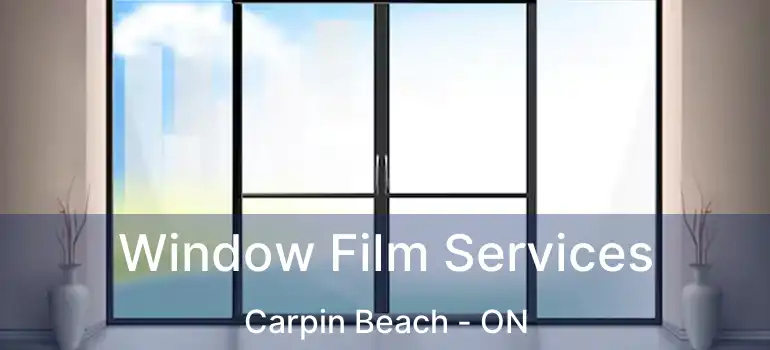  Window Film Services Carpin Beach - ON