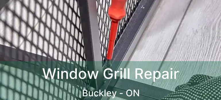  Window Grill Repair Buckley - ON
