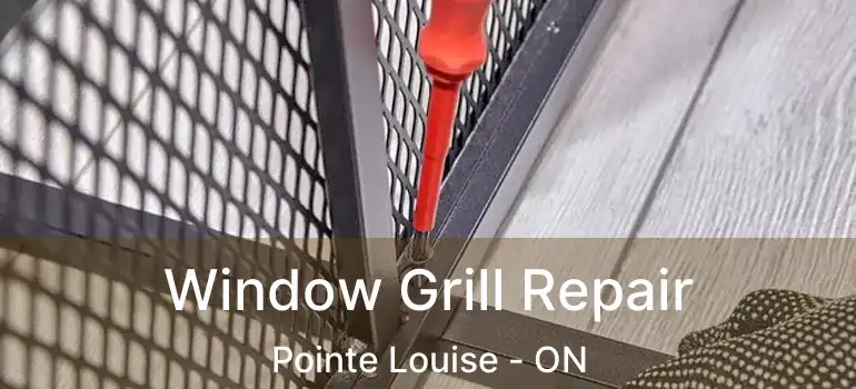  Window Grill Repair Pointe Louise - ON