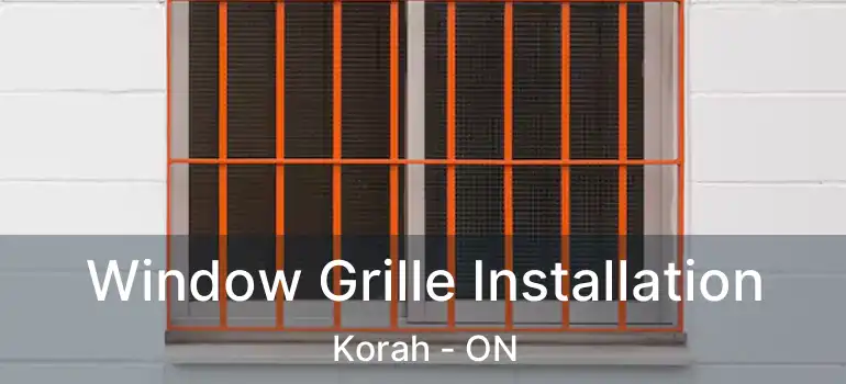  Window Grille Installation Korah - ON