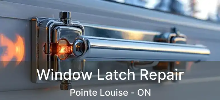  Window Latch Repair Pointe Louise - ON