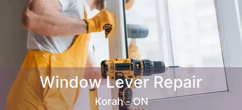  Window Lever Repair Korah - ON
