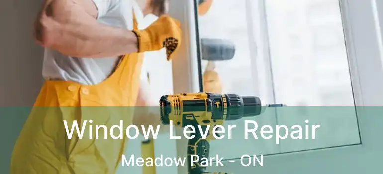  Window Lever Repair Meadow Park - ON