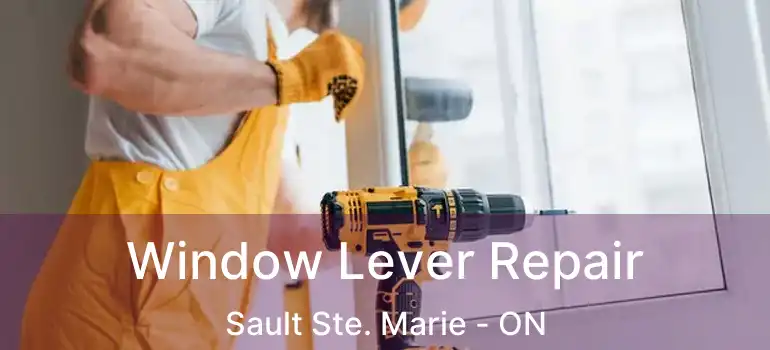  Window Lever Repair Sault Ste. Marie - ON
