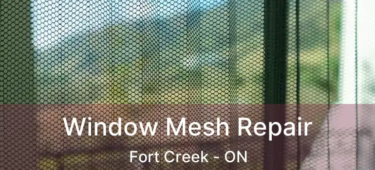  Window Mesh Repair Fort Creek - ON