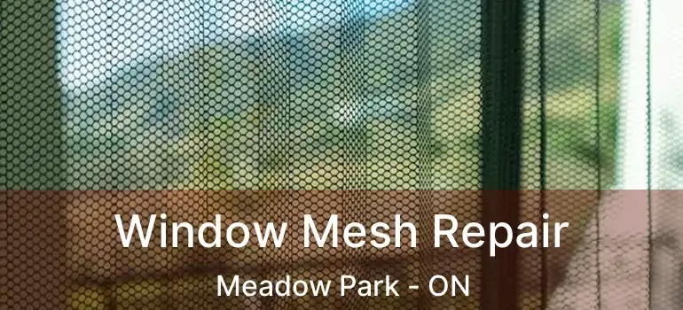  Window Mesh Repair Meadow Park - ON
