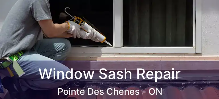  Window Sash Repair Pointe Des Chenes - ON