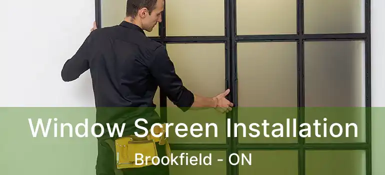  Window Screen Installation Brookfield - ON
