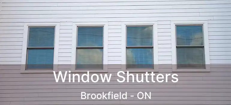  Window Shutters Brookfield - ON