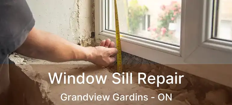  Window Sill Repair Grandview Gardins - ON