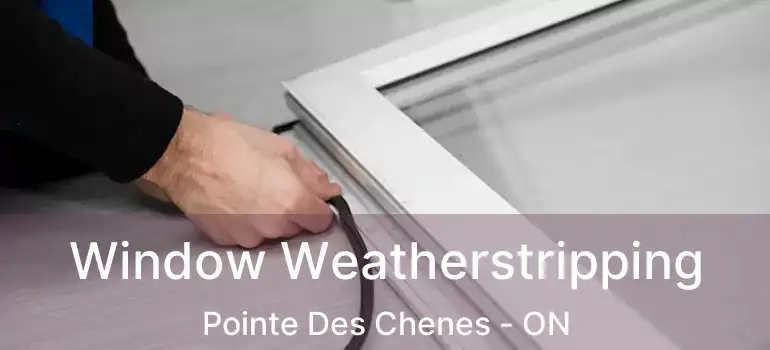  Window Weatherstripping Pointe Des Chenes - ON