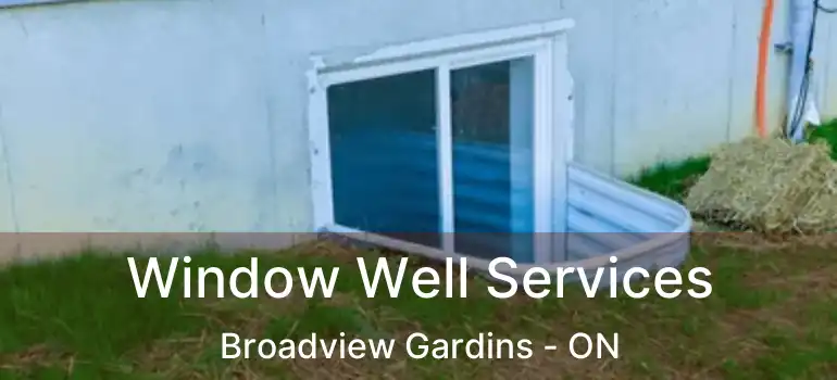 Window Well Services Broadview Gardins - ON