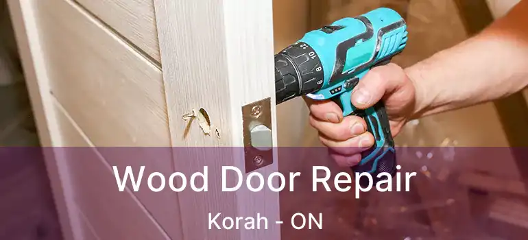  Wood Door Repair Korah - ON